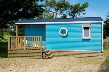 Huuraccommodatie(s) - Stacaravan Super Loggia - Color Loggia : (4 X 7,85 M) + Houten Overdekt Terras - Camping Paradis de Maillac