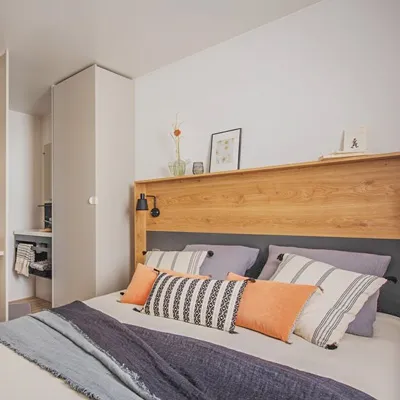 Mobil-Home Premium 21 M² - 1 Chambre Avec Lit 160 + Terrasse Semi-Couverte + Tv Et Lave Vaisselle