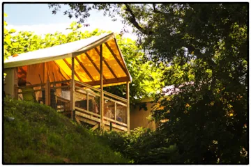 Location - Eco Lodges Avec Vue Panoramique - Camping LES TERRASSES DU PERIGORD