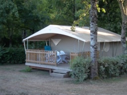 Location - Tente Lodge 2 Chambres - Camping les Cinq Châteaux