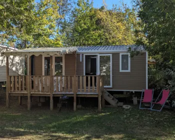 Mietunterkunft - Mobilheim Confort Riviera - 26 M² - 2 Schlafzimmer - Tv - Camping les Cinq Châteaux