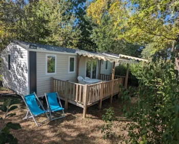 Mietunterkunft - Mobilheim Confort Cordelia - 32 M² - 3 Schlafzimmer - Tv - Camping les Cinq Châteaux