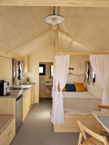 Mietunterkunft - Die Tiny Bohème - 15 M² - Camping les Cinq Châteaux
