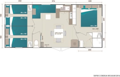 Mobile home Cordelia 3 bedrooms -