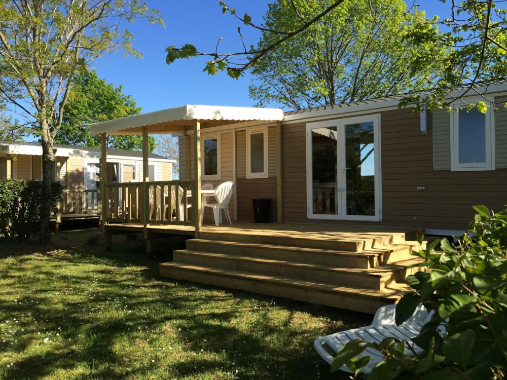 Location - Mobil-Home Cordelia 3 Chambres - - Camping Le Daguet
