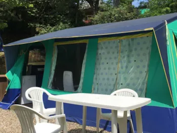 Mietunterkunft - Navajo Zelt 2 Schlafzimmer - - Camping Le Daguet