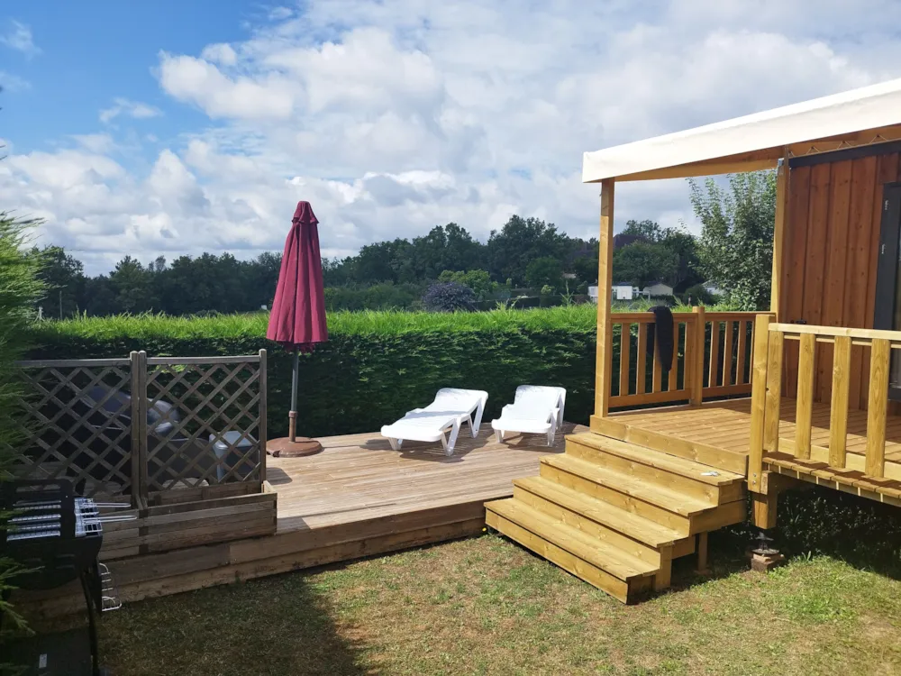 Location - Cabane 2 Chambres - - Camping Le Daguet