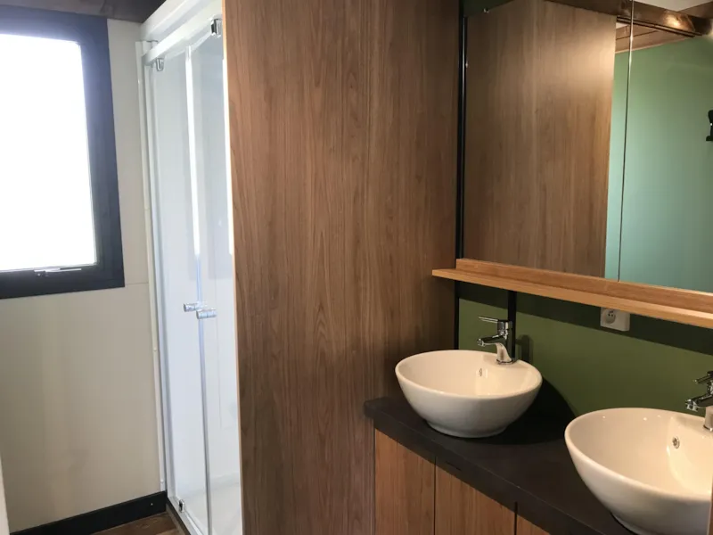 Chalet Ottawa (6 Pers) 3 Chambres-Tv-Clim- Lave Vaisselle-Transat- Terrasse Couverte