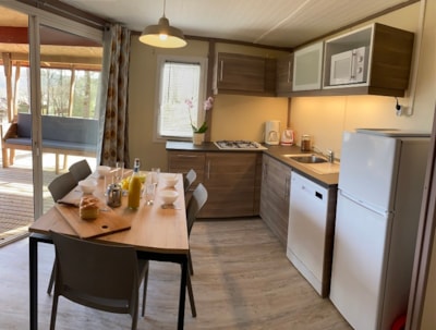 Chalet RÊVE+ - 2 bedrooms - Air conditioning - Dishwasher - 2 deck chairs - Covered terrace — 4