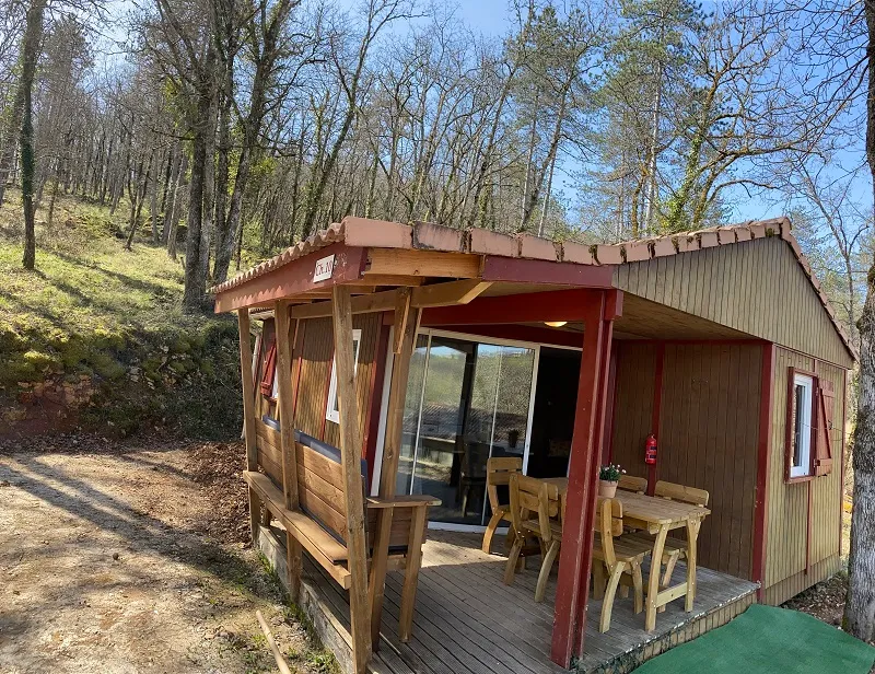 Chalet Rêve + (5 Pers) 2 Chambres- Clim - Lave Vaisselle - 2 Transats Chilienne- Terrasse C