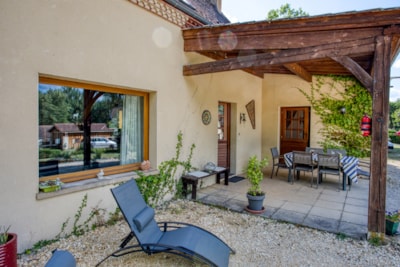 2-bedroom cottage - TV - Air conditioning - Dishwasher - Towel dryer - Hair dryer - Deck chairs - 2 covered terraces — 2