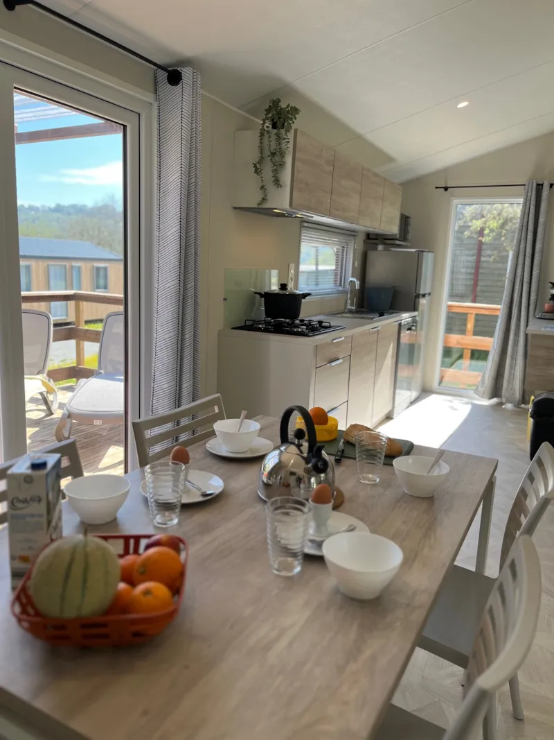 Cottage Bahia (4 Pers) 2 Chambres-Tv-Climatisation-Lave Vaisselle-Terrasse Couverte Avec Banquette