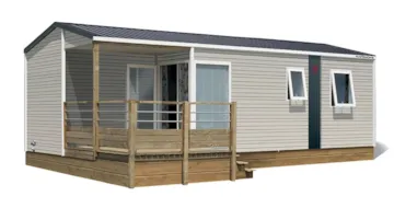 Accommodation - Nouveaute 2024 Mobil-Home Lodge, 2 Ch, Tv, Lave-Vaisselle, Plancha - Camping Brin d'Amour
