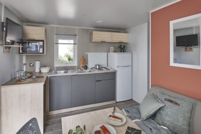 MOBILE HOME LODGE, TV, PETS NOT ALLOWED — 4