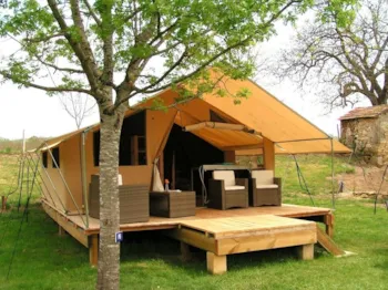 Mietunterkunft - Zelt Confort 2 Zimmer - Ohne Sanitäranlagen - ROMANEE Capeyrou