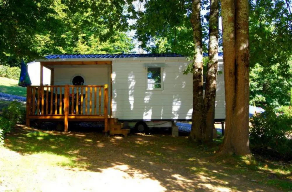 Mietunterkunft - Mobilheim Classic Loggia 2 Schlafzimmer - Camping Paradis l'Escapade