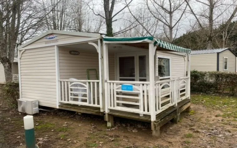 Mietunterkunft - Mobilheim Eco 2 Schlafzimmer - Camping Paradis l'Escapade