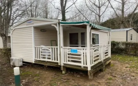 Location - Mobil-Home Eco 2 Chambres D - Camping Paradis l'Escapade