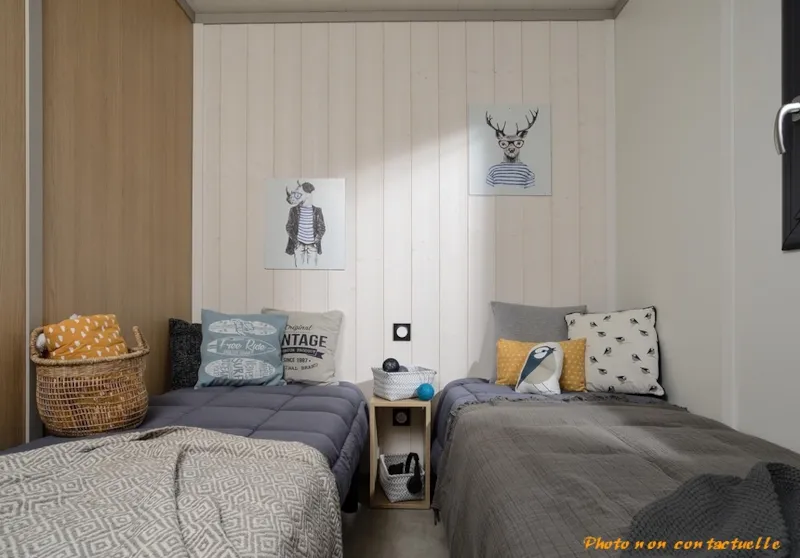 Chalet Felicità 37 M² Avec Télévision 3 Chambres - Terrasse Couverte