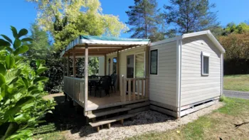 Mietunterkunft - Mobil Home Dolce Vita 27 M² / 2 Zimmer - Überdachte Terrasse - CAMPING LE VERDOYANT
