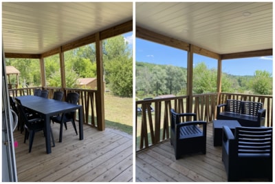 Chalet Felicità 37 m² 3 bedrooms - sheltered terrace + TV — 2