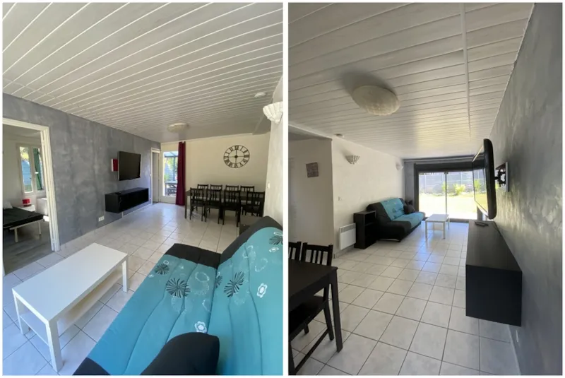 Gîte 9 Personnes Avec Télévision, 2 Chambres, Terrasse, Jardin Privatif Clôturé