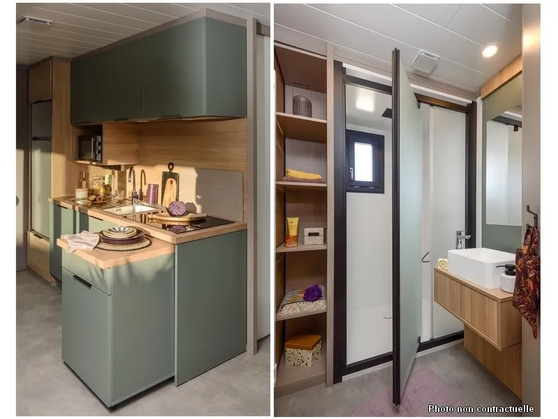 Chalet Nirvana 32 M² Smart Tv - 2 Chambres - Terrasse Couverte