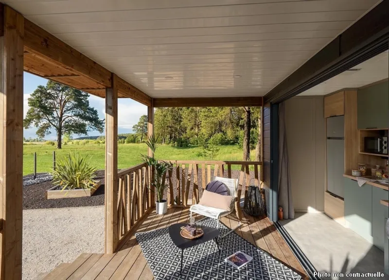 Chalet Nirvana 32 M² Smart Tv - 2 Chambres - Terrasse Couverte