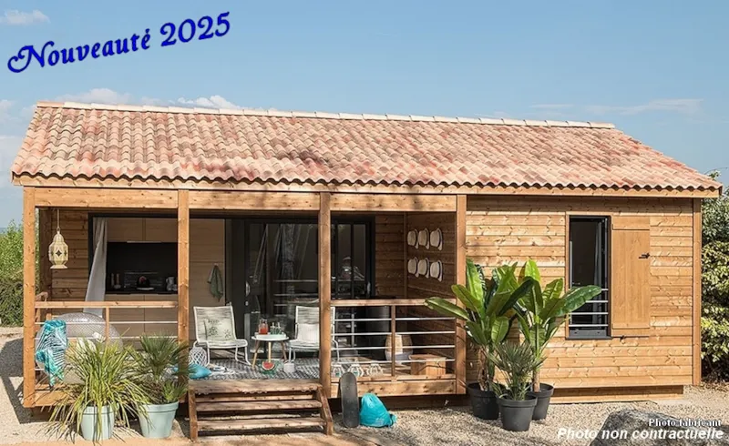 Chalet Nirvana 32 M² Smart Tv - 2 Chambres - Terrasse Couverte