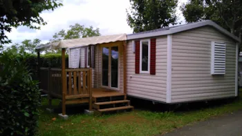 Mietunterkunft - Mobilheim Tourterelle 32M² - Camping le Pigeonnier
