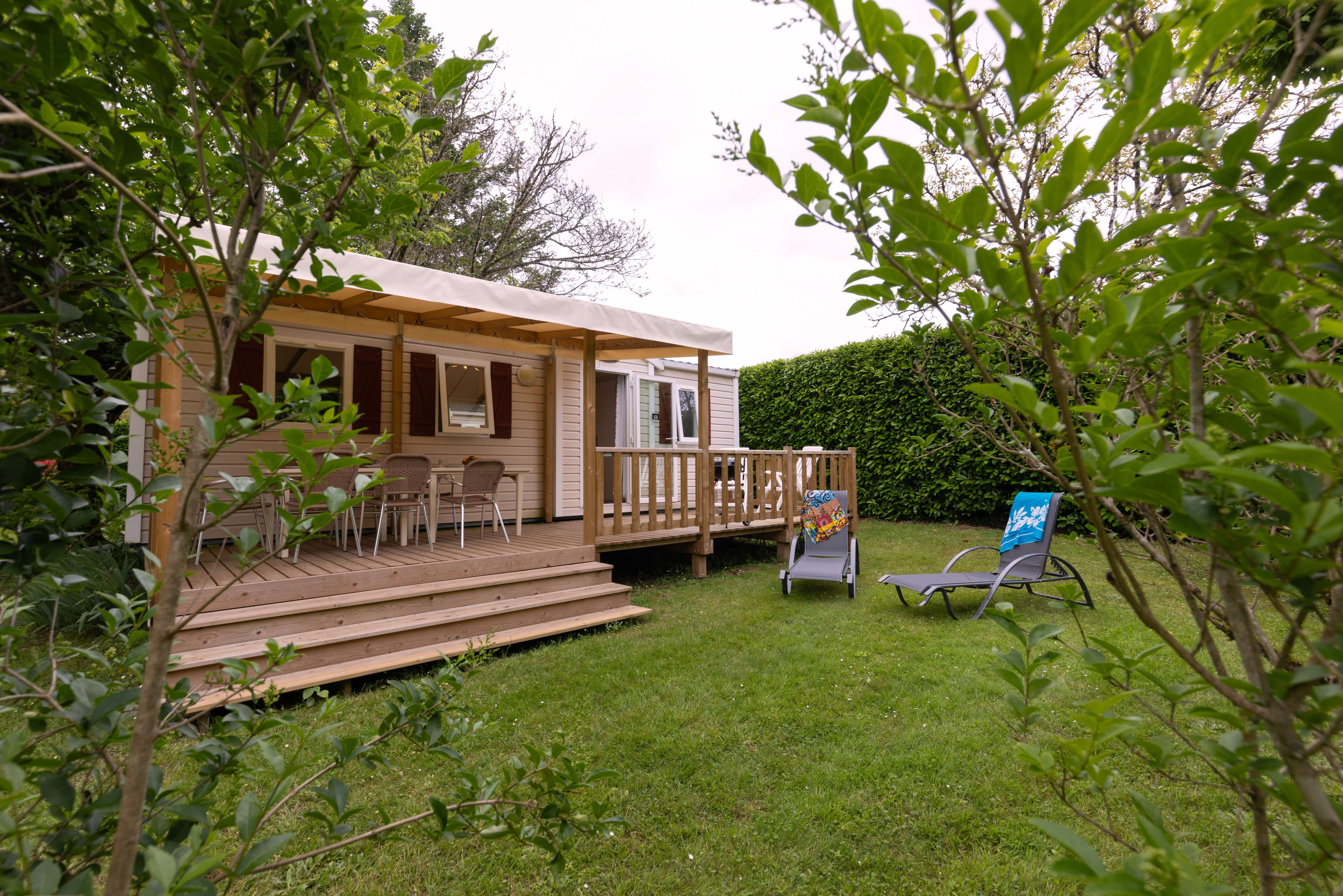 Accommodation - Mobile-Home Super Titania - 29,7M² - 3 Bedrooms - Camping La Rivière