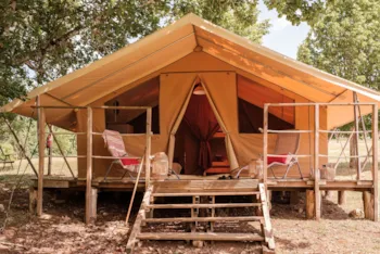 Mietunterkunft - Lodge-Zelt | Ungewöhnlich 2 Schlafzimmer - Slow Village | Séveilles