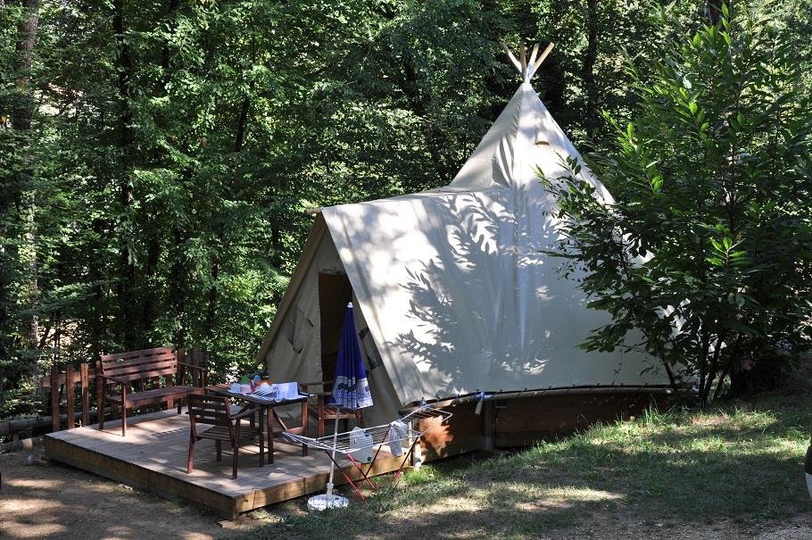 Location - Tipi - La Ferme de Villeneuve