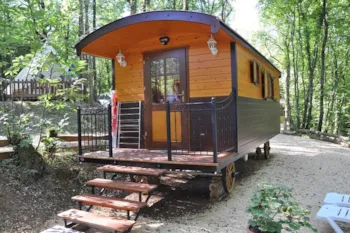 Mietunterkunft - Planwagen Grand Confort - La Ferme de Villeneuve