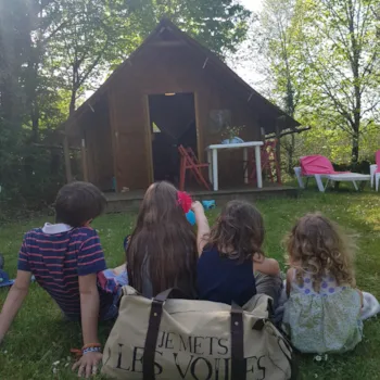 Mietunterkunft - Holzhütte - La Ferme de Villeneuve