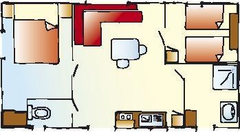 Comfort Mobile Home with Semi-Covered Terrace