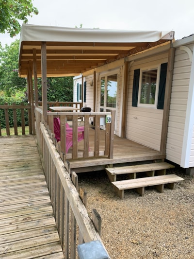 Mobile home - suitable for people with reduced mobility + Covered terrace