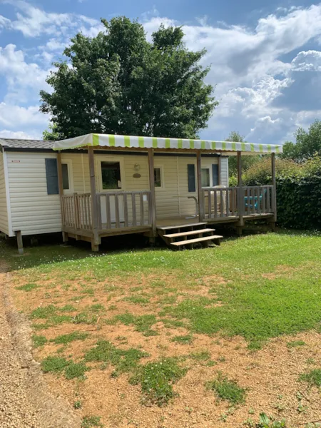 Accommodation - Mobile-Home 3 Bedrooms Sheltered Terrace - Camping les Poutiroux