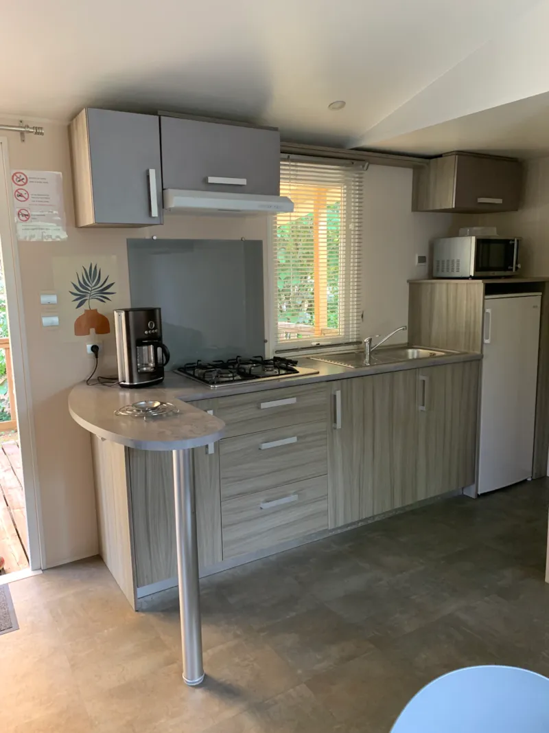 Mobil-Home Grand Confort 2 Chambres - Terrasse Couverte -1 Lit De 160