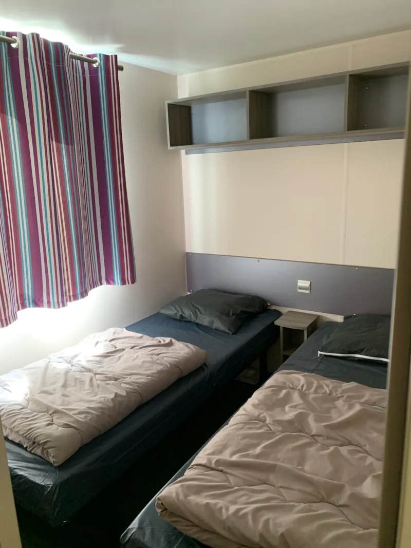 Mobil-Home Grand Confort 2 Chambres - Terrasse Couverte -1 Lit De 160