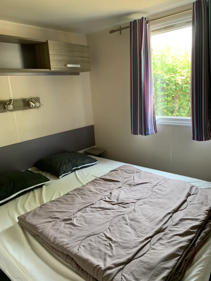Mobil-Home Grand Confort 2 Chambres - Terrasse Couverte -1 Lit De 160