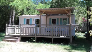 Accommodation - Résidence Mobile With Wooden Terrace - Camping de la Grande Prade