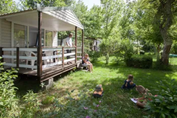 Mietunterkunft - Mobil-Home 2 Ch Louisiane Méditérranée - CAMPING LA LENOTTE 