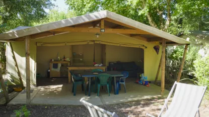 Tente Lodge Cotton 2 Chambres (Avec Sanitaire)