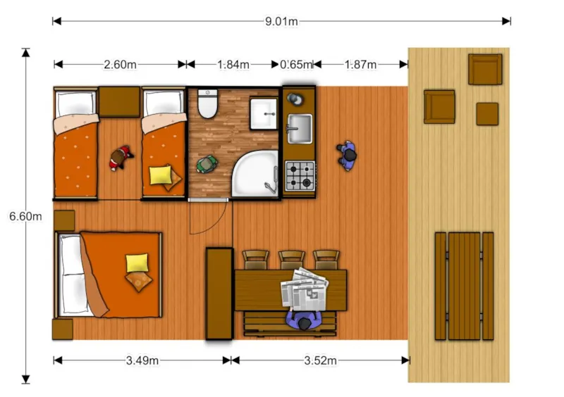Tente Safari Bastides