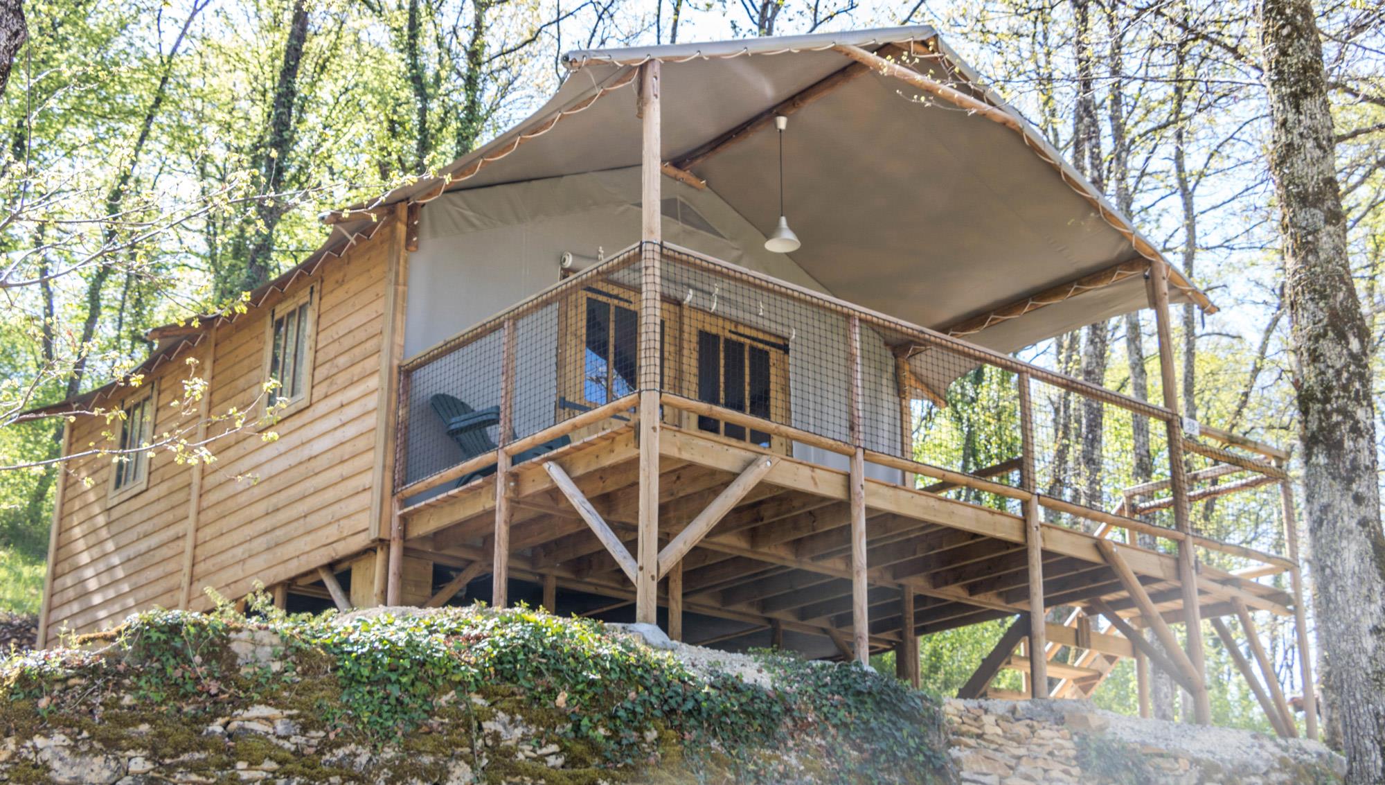 Location - Cabane Lodge - Camping Village le Moulin de Surier