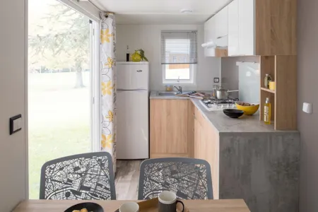 Huuraccommodatie(s) - Stacaravan Lodge Prestige - Camping Le Pech Charmant