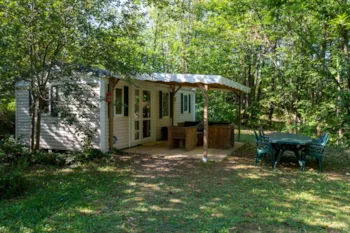 Mietunterkunft - Mobilheim Grand Confort - Camping Le Pech Charmant