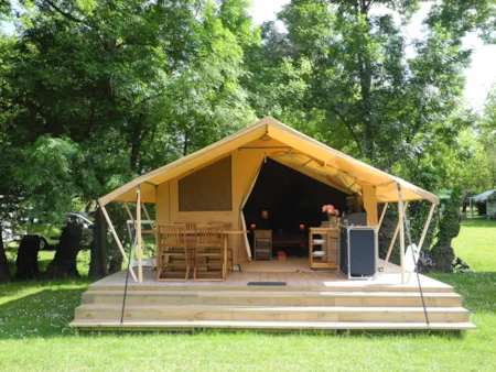 Huuraccommodatie(s) - Tent Lodge - Kijk Op Rivier - Camping Le Port de Limeuil