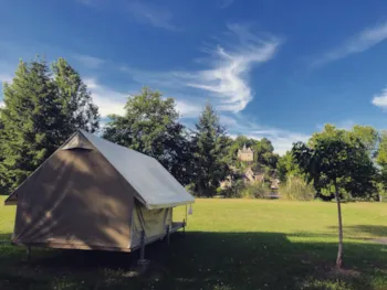 Mietunterkunft - Tent Treck 2 Pers River View - Camping Le Port de Limeuil